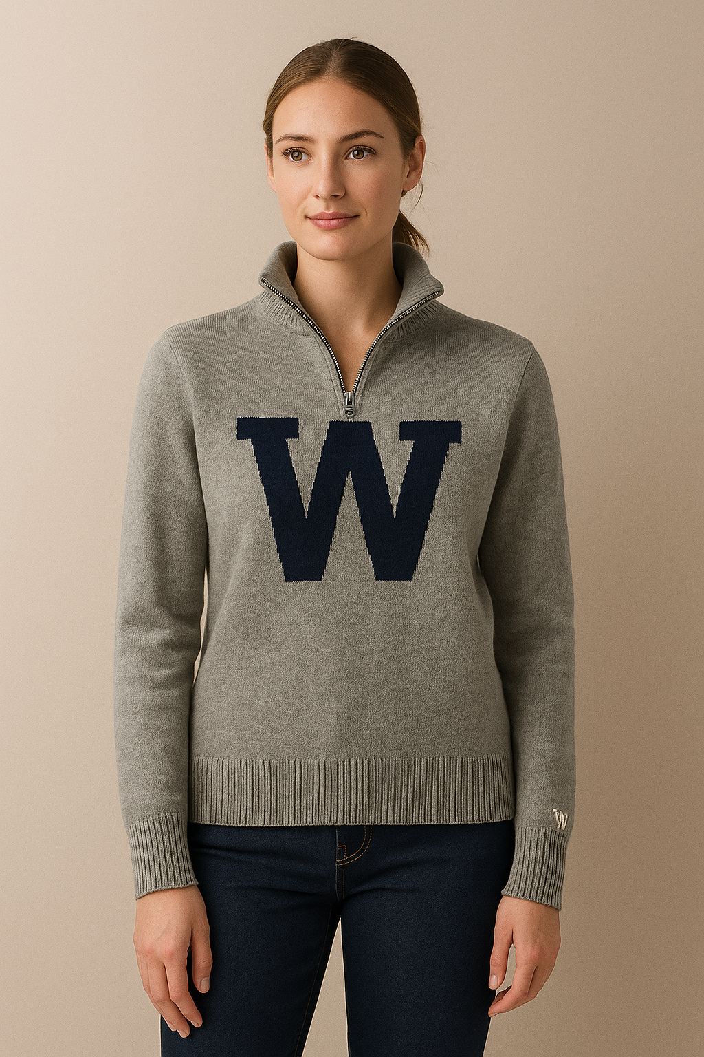 Executive 1/4 Pullover - Premium full-zip pullovers perfect for layering and professional presentations with refined styling. Custom knitwear by Pro31 Branding for zip up applications