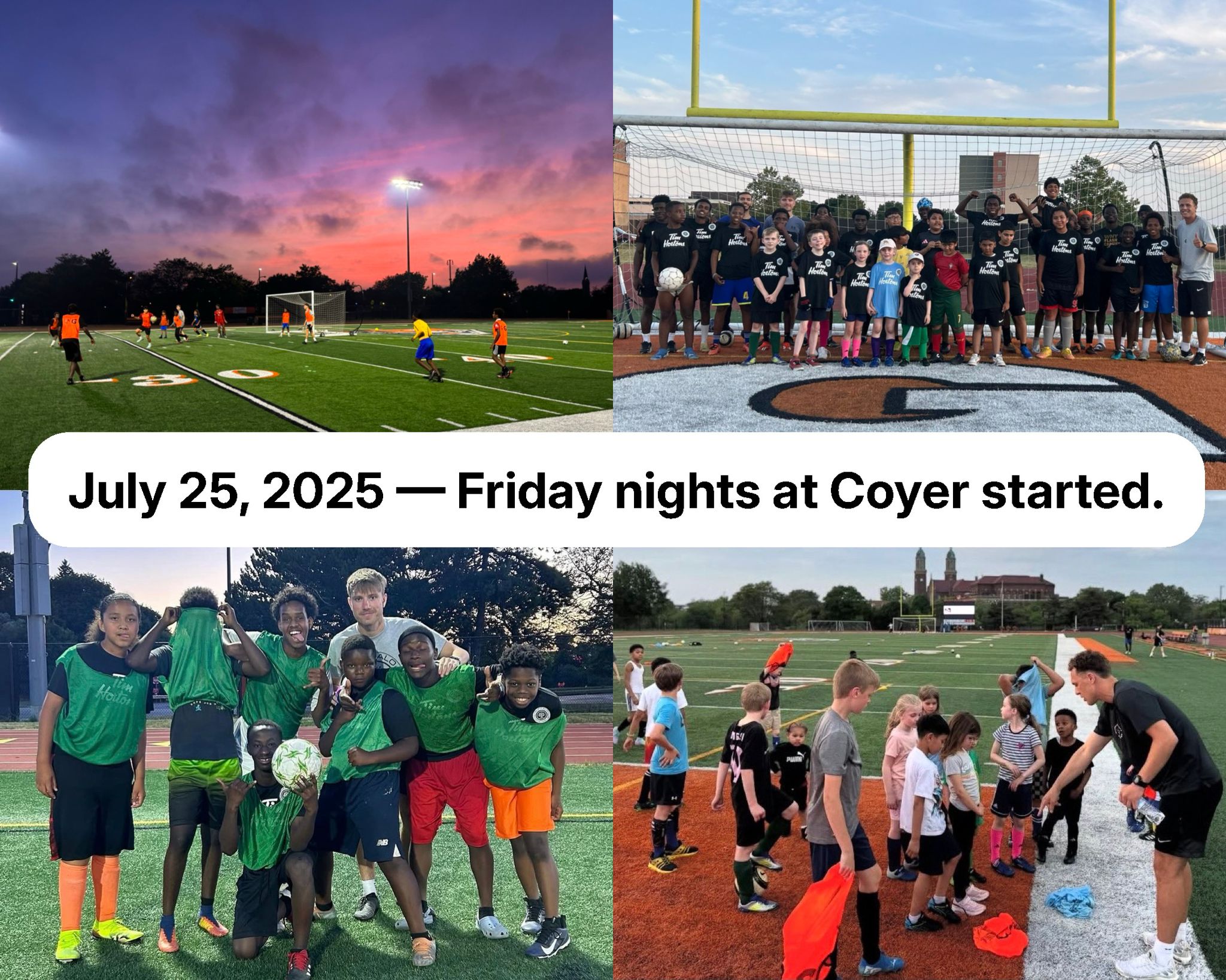 July 25, 2025 — Friday Night Lights at Coyer Field begins, bringing the community together under the stadium lights