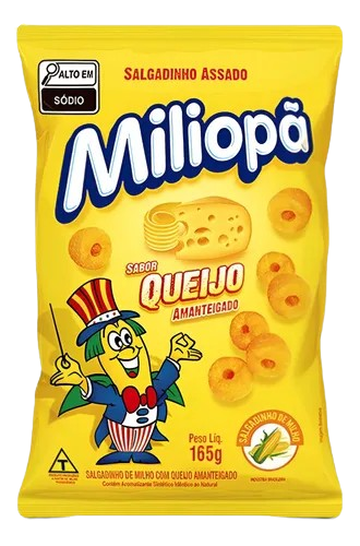 Salgadinho Miliopã Queijo Amanteigado