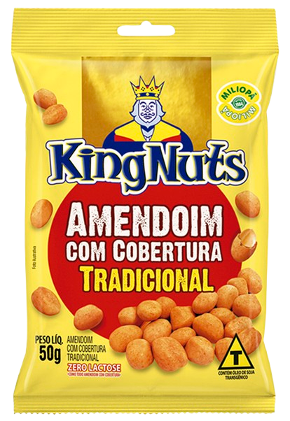 Amendoim Tradicional KingNuts 50g