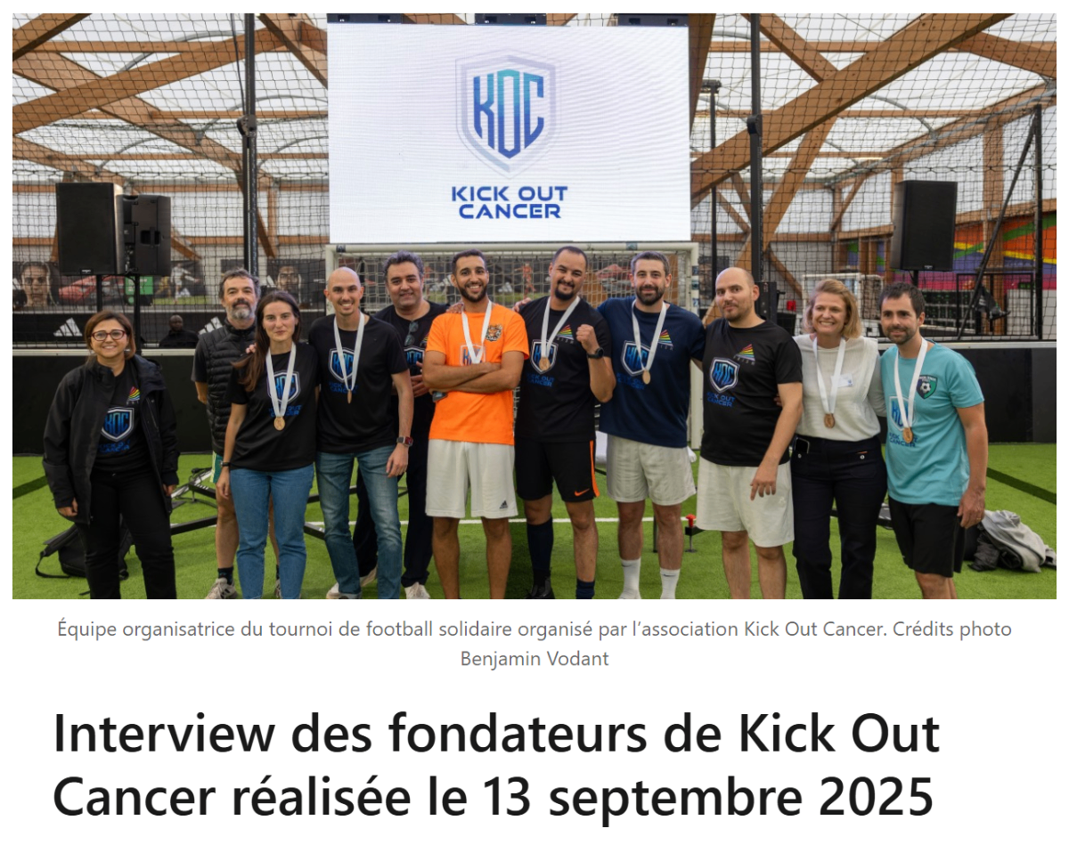 Interview des fondateurs de Kick Out Cancer