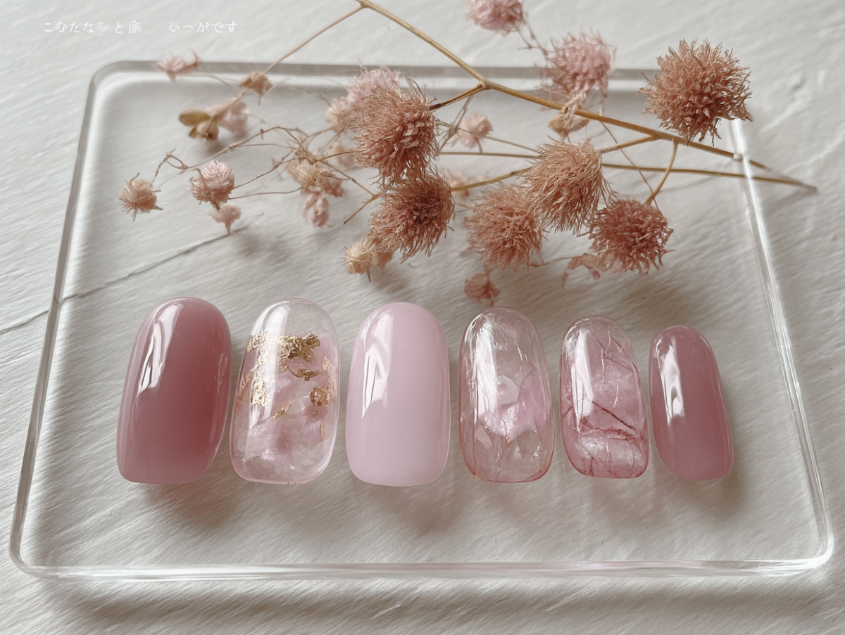 ネイルサロン施術風景