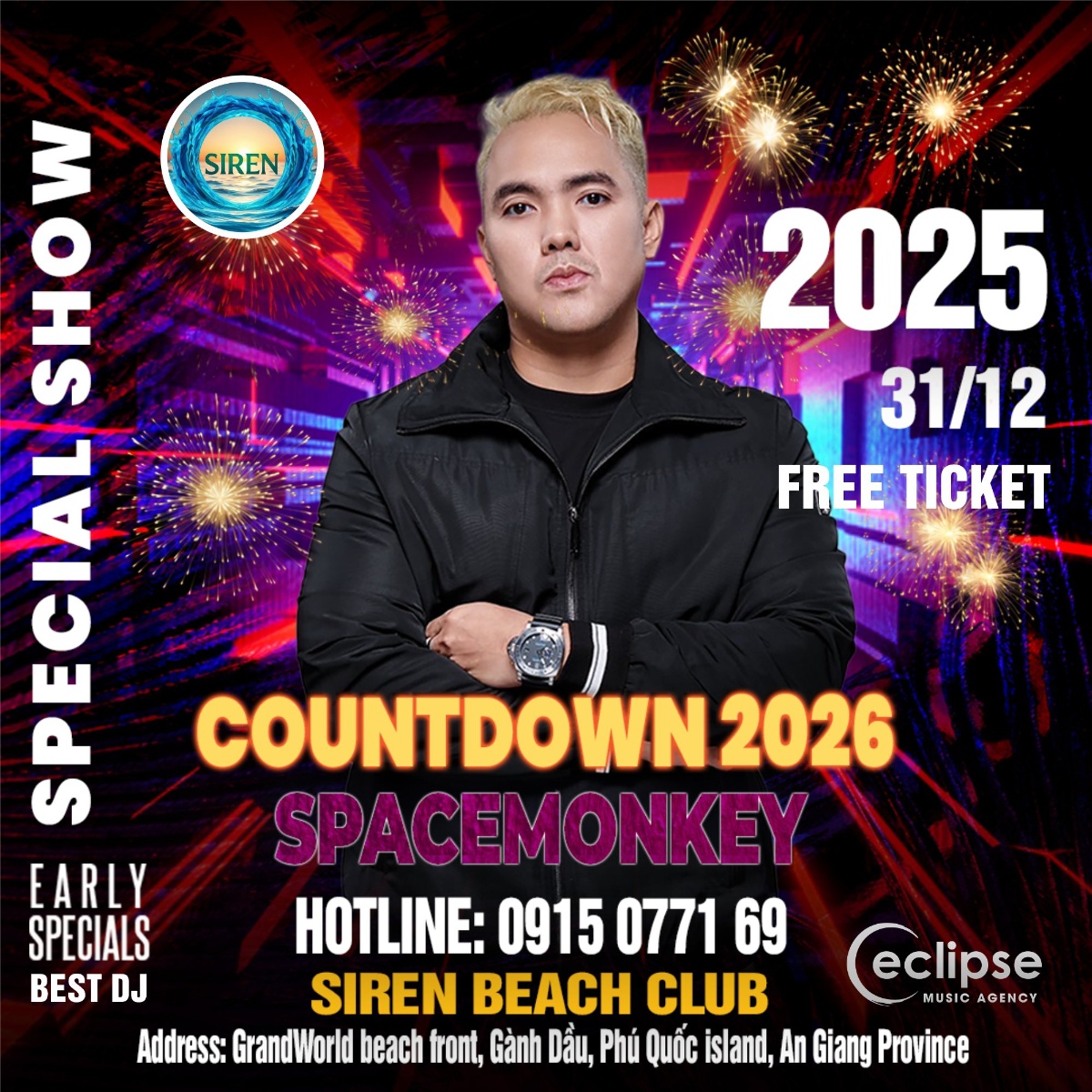 COUNTDOWN 2026 - SPACEMONKEY