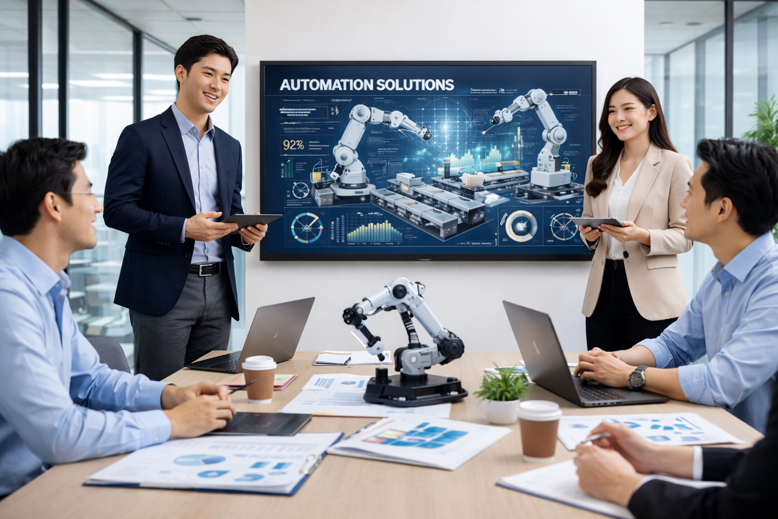 AI Automation Background