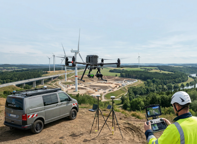 Professionelle Drohnen-Dienstleistungen von Aeroscan360