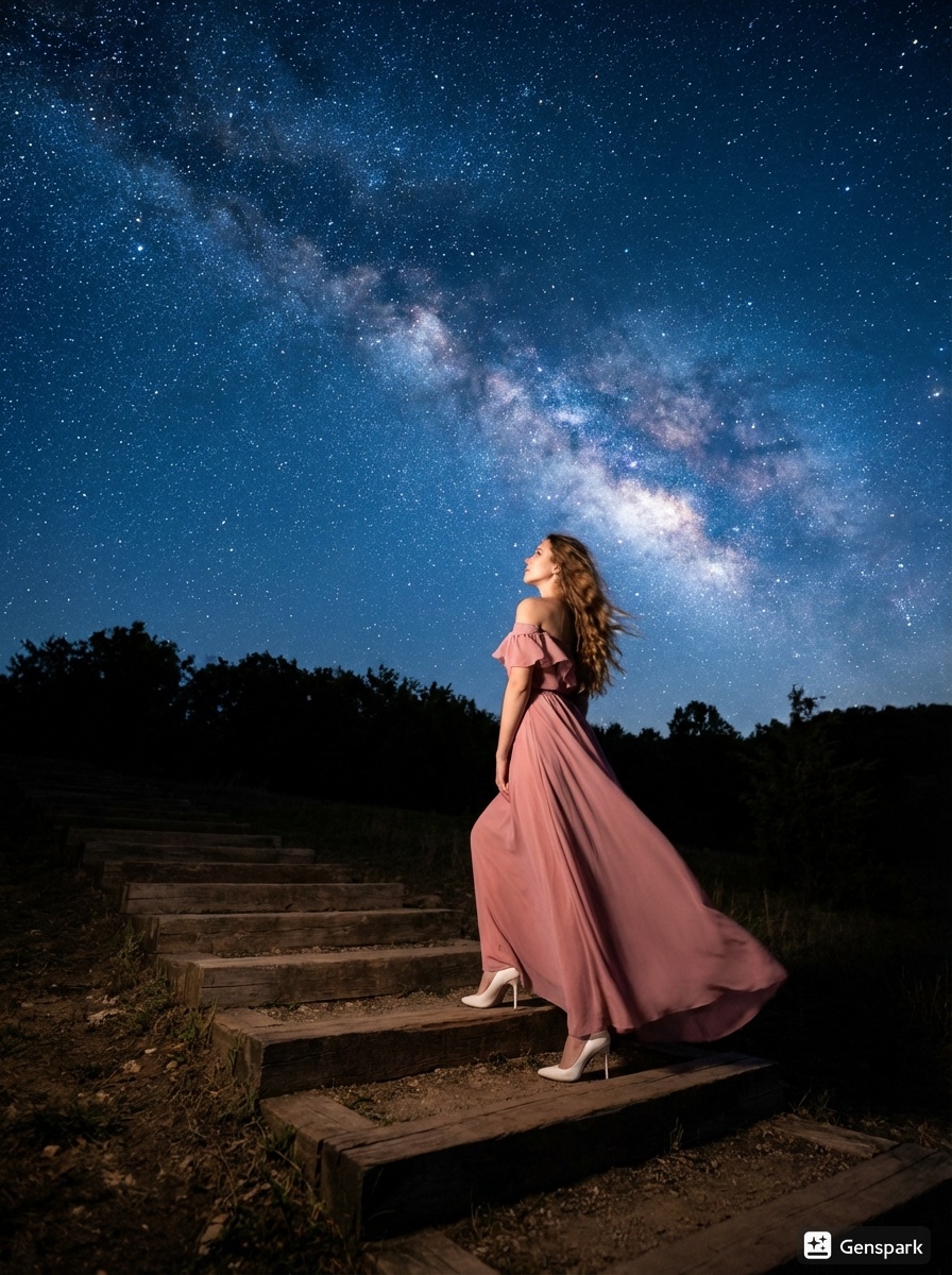 星空ポートレート