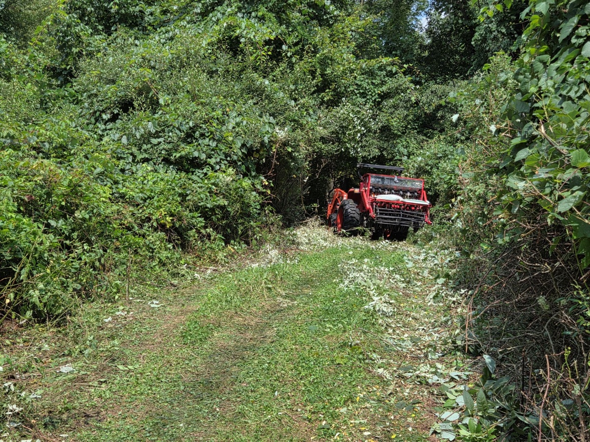 Equipment access trail Michigan