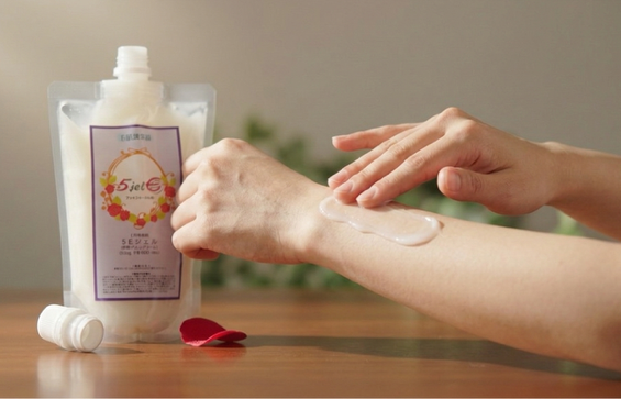 5Eジェル使用シーン