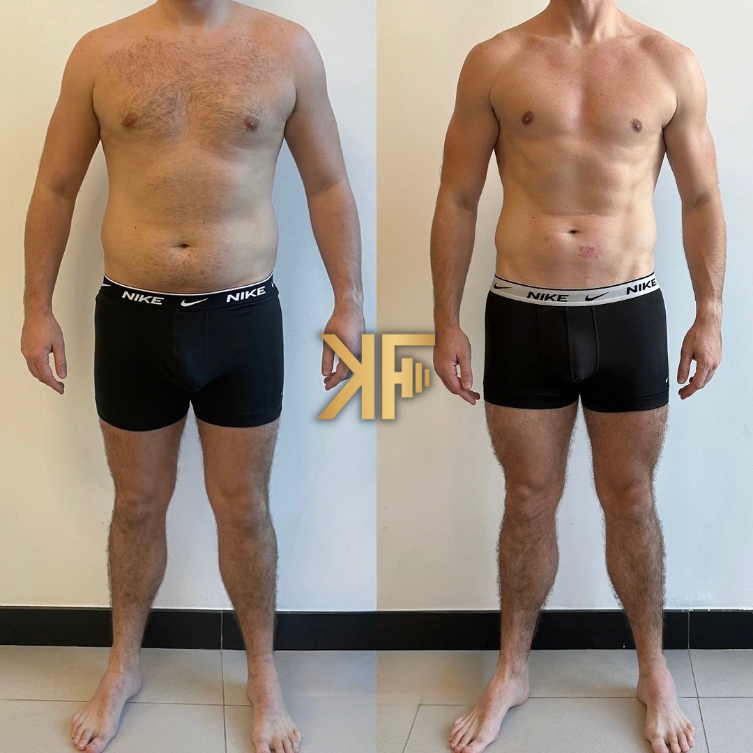 Body transformatie met online coaching KEVFIT