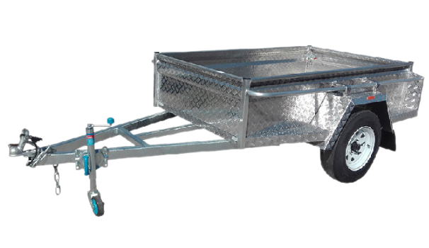Open Trailer WT-3 – Heavy Duty Checker Plate Floor