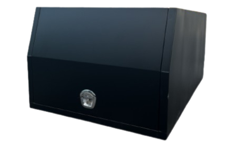 1500mm Long Ute Canopy Standard Floor Black – 1500x1770x850mm Aluminium Canopy