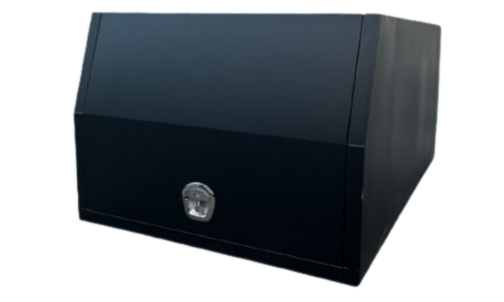1200mm Long Ute Canopy Standard Floor Black – 1200x1770x850mm Aluminium Canopy