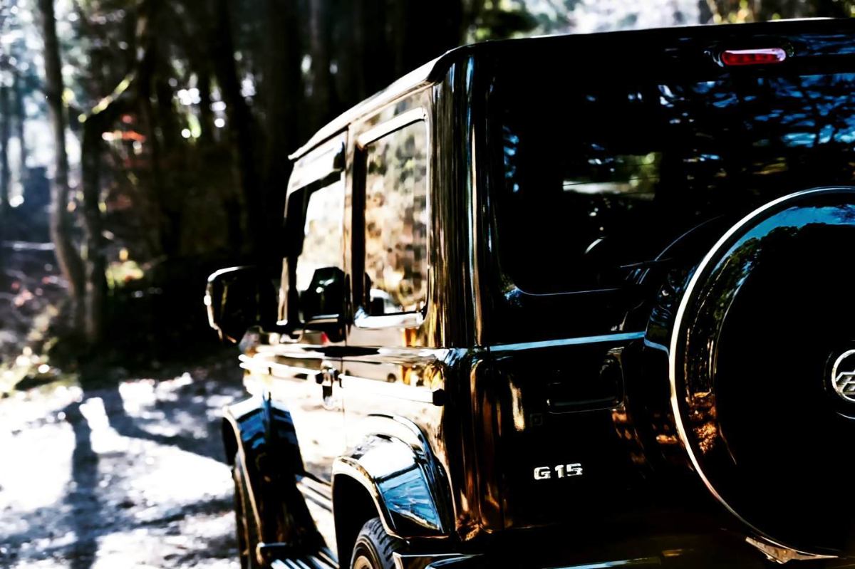 "ガンプ" 野外撮影 / 自然光を吸い込む深みのある艶感 三郷市 グラフェンコーティング ガンプ 野外撮影 光吸い込み艶