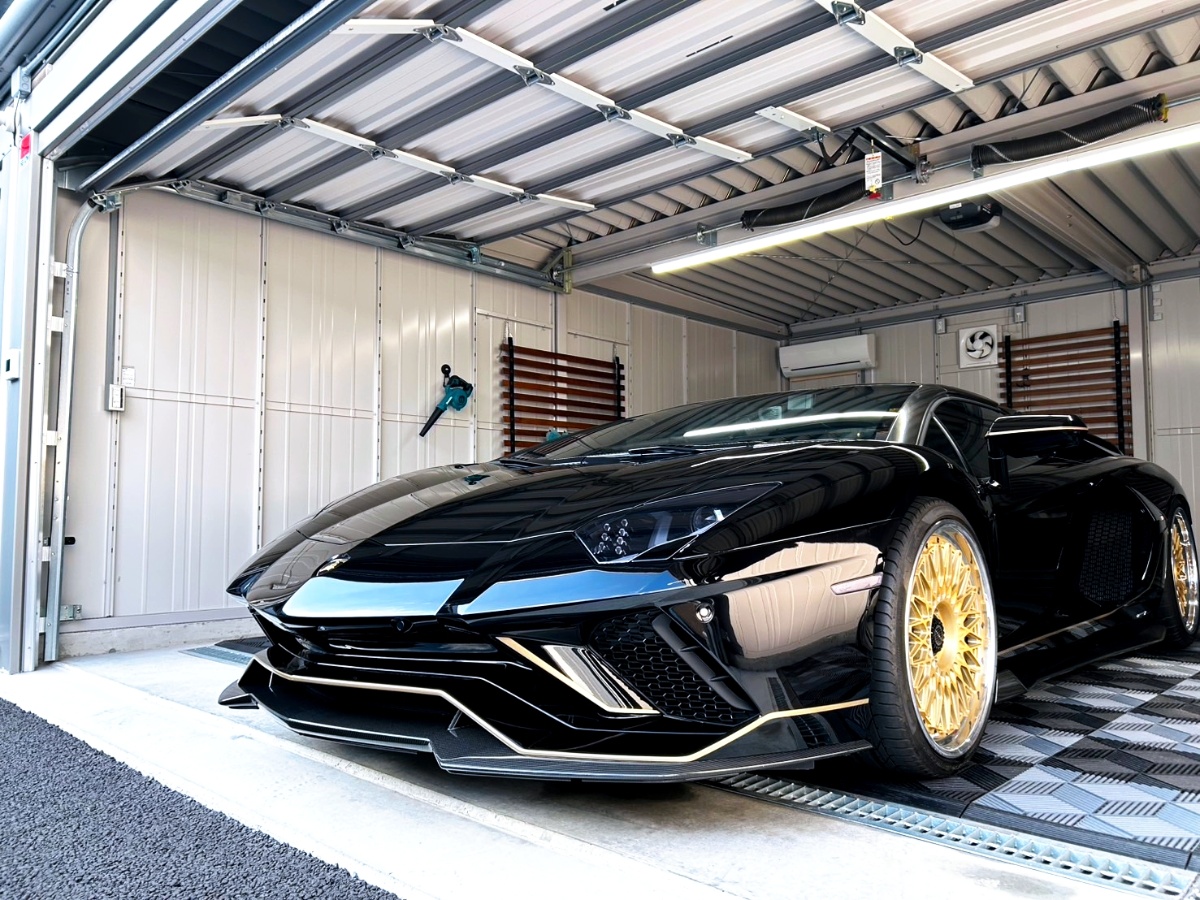 三郷市 手洗い洗車 スーパーカー対応 施工事例