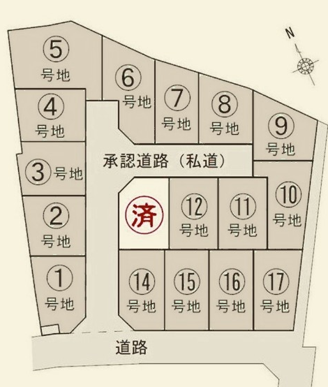 L'ANDORIA 伊川谷別府 全区画図