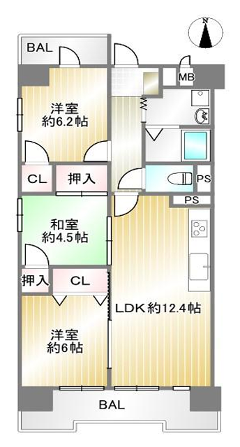 間取り図 3LDK