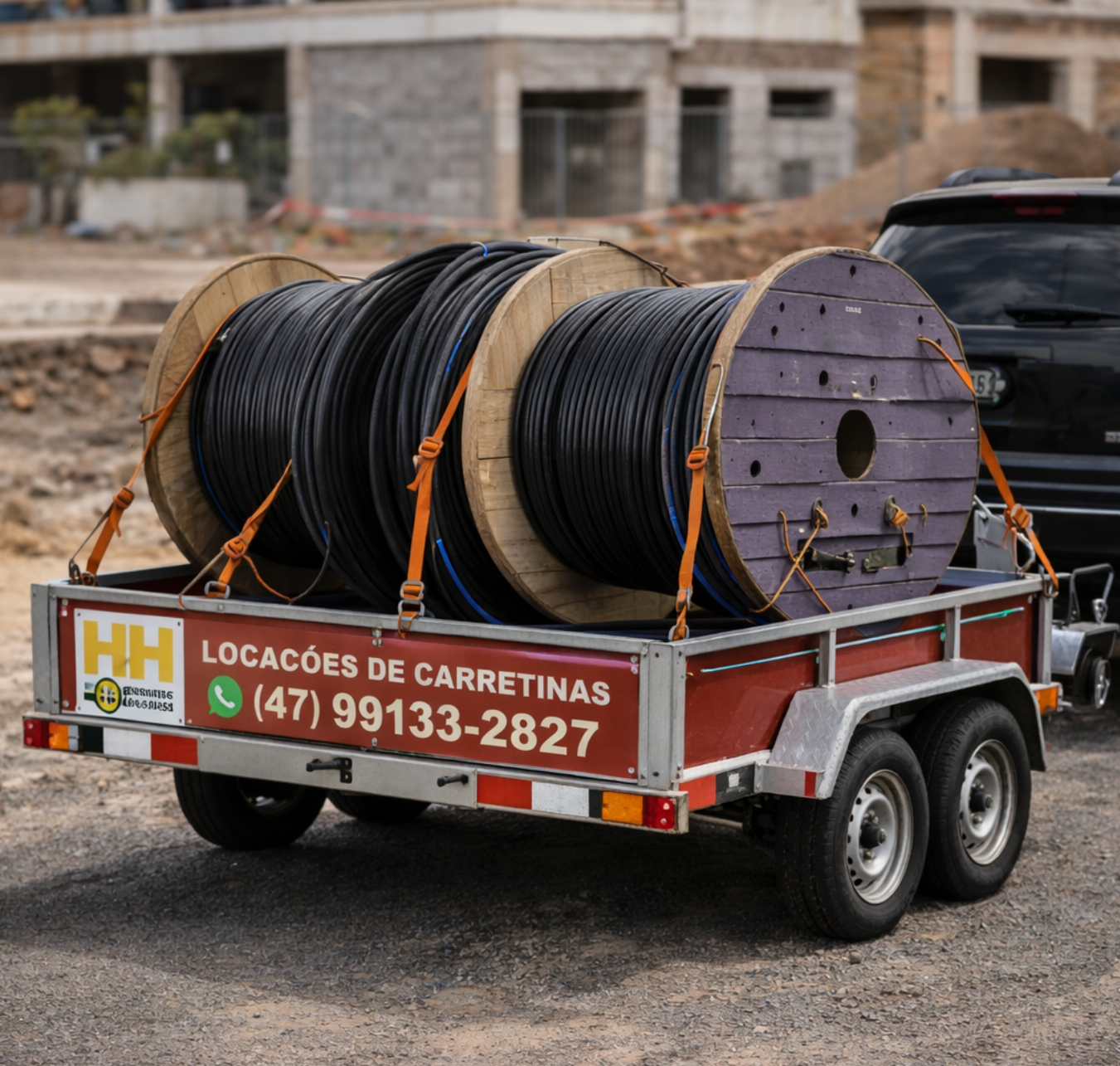 Transporte de ferramentas para obra