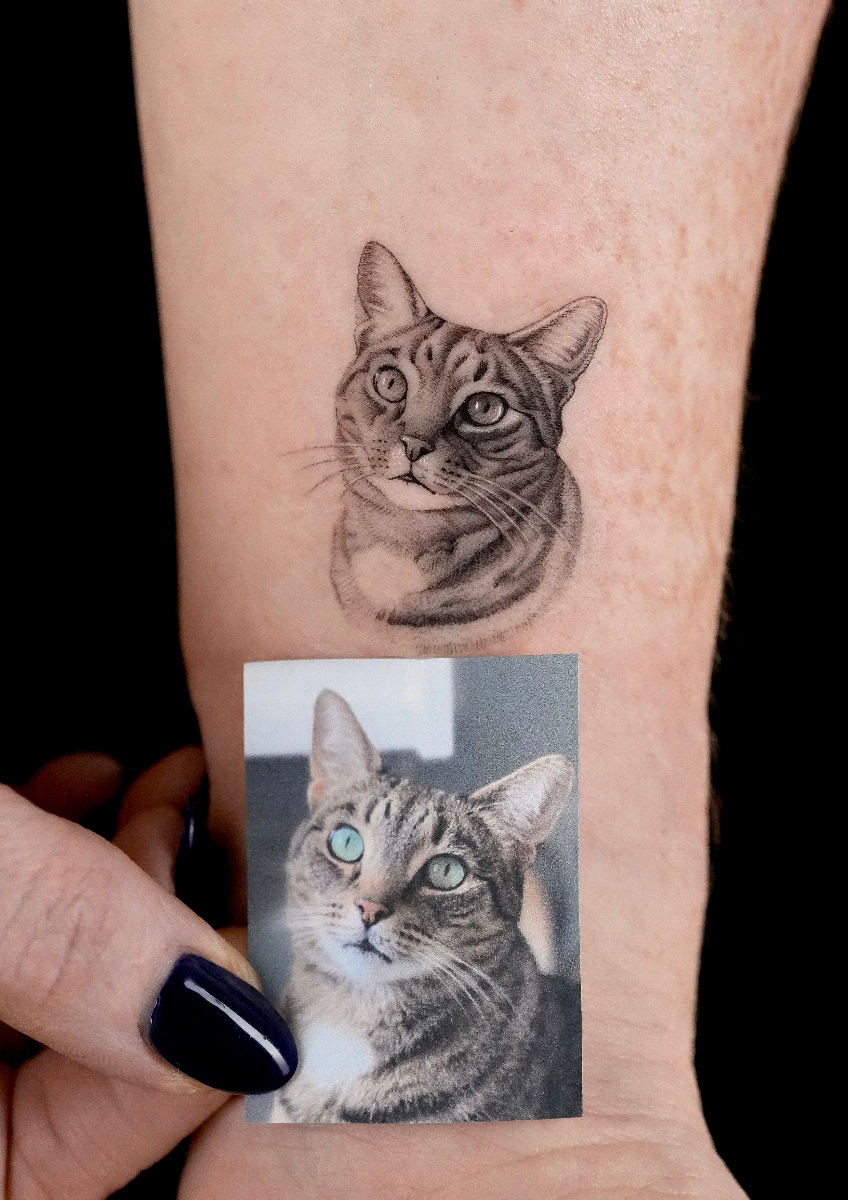 Pet portrait tattoo work 16 Tattoo work 16