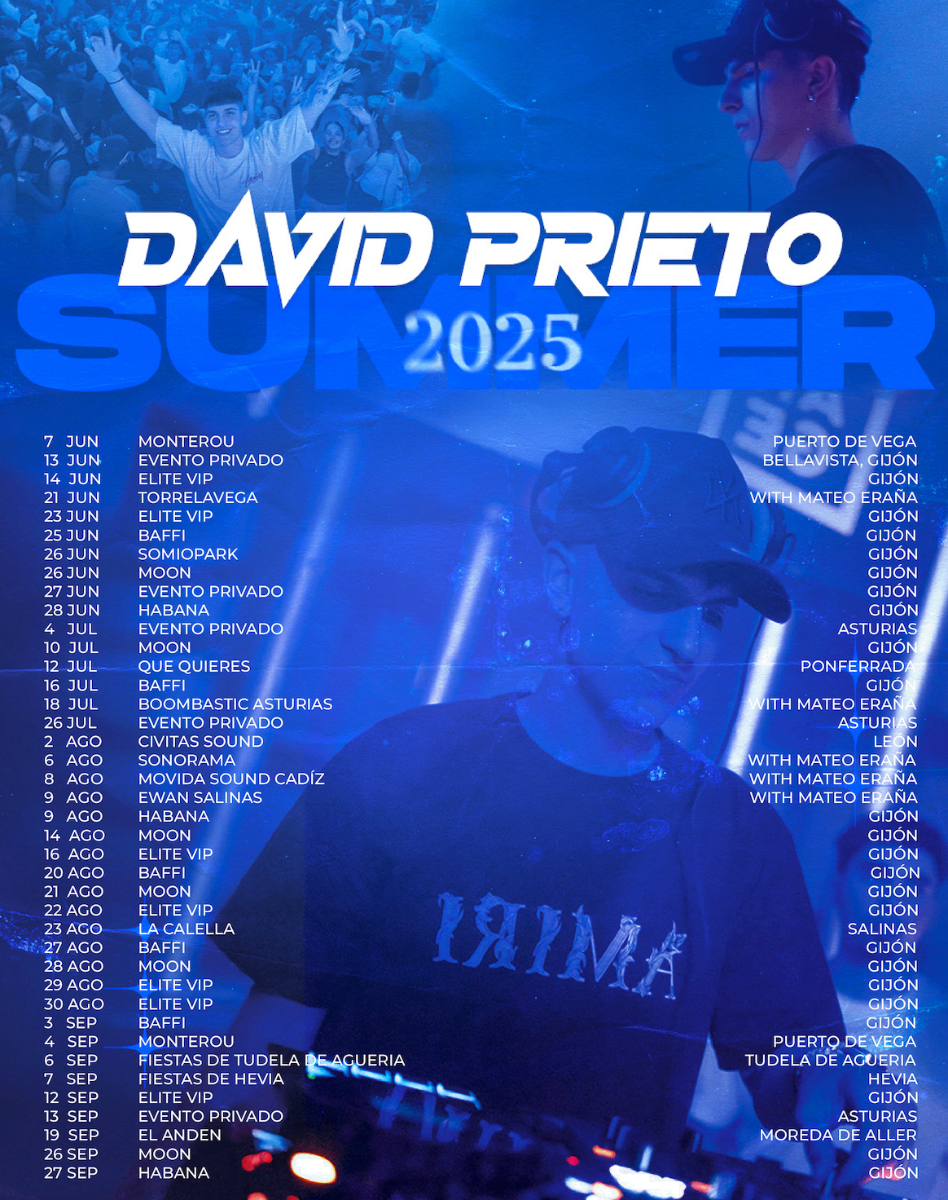 Cartel de verano DAVID PRIETO