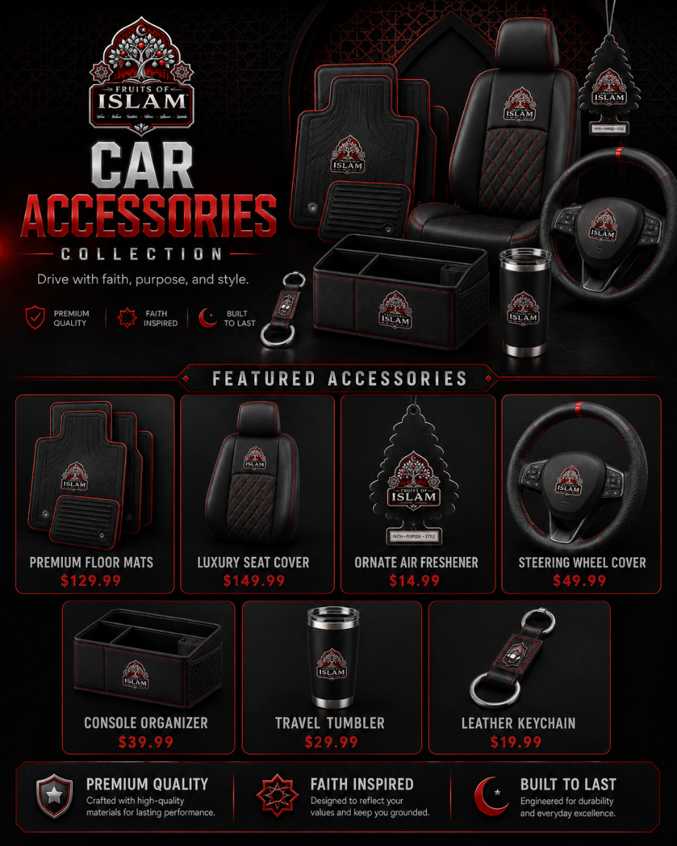 Fruits of Islam Car Accessories