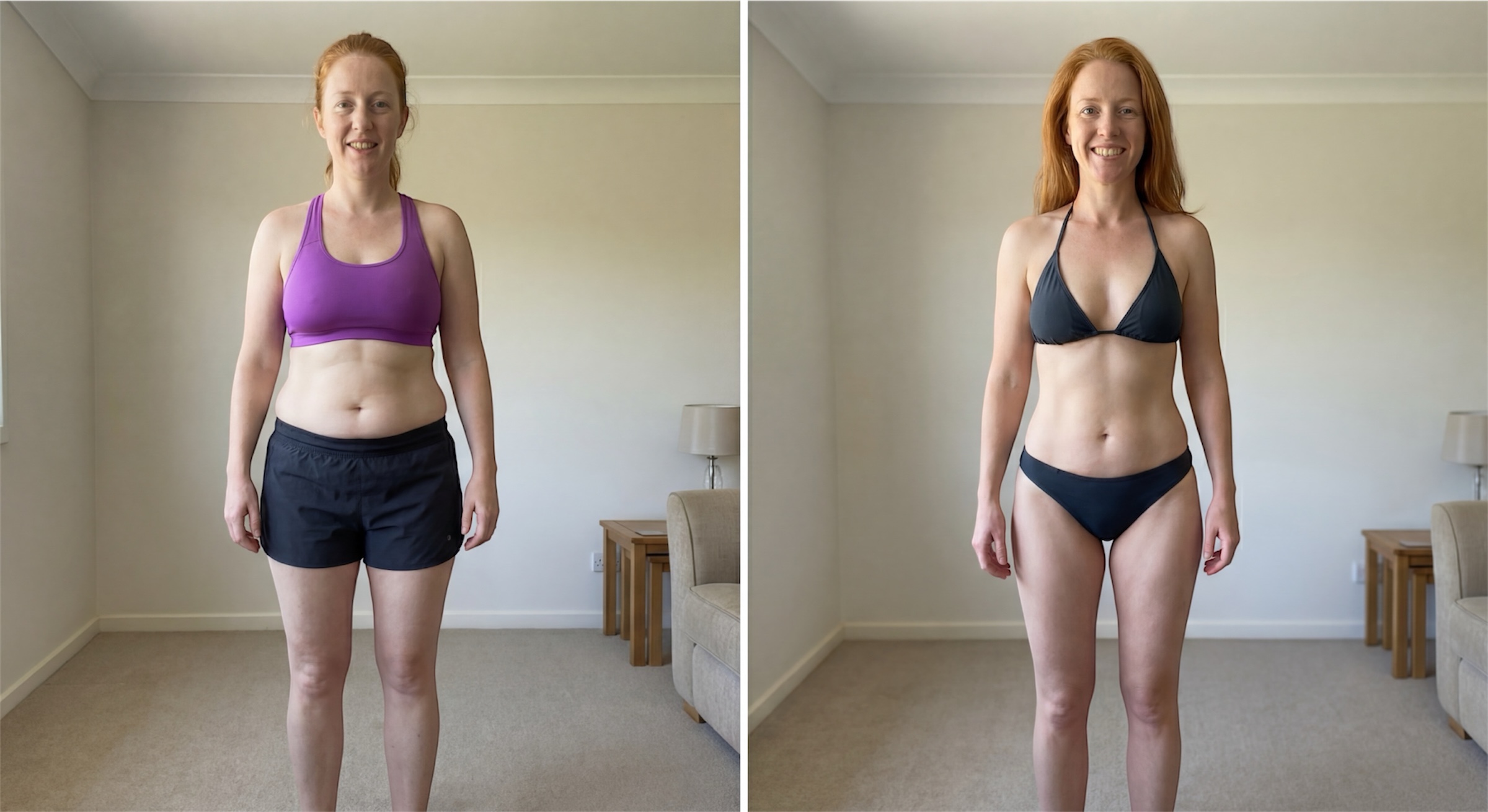 Clare's transformation - confident and strong