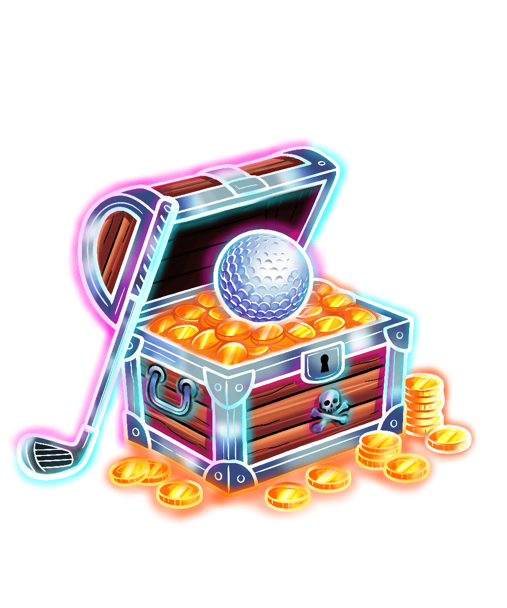 Captain Glow's Mini Golf Logo