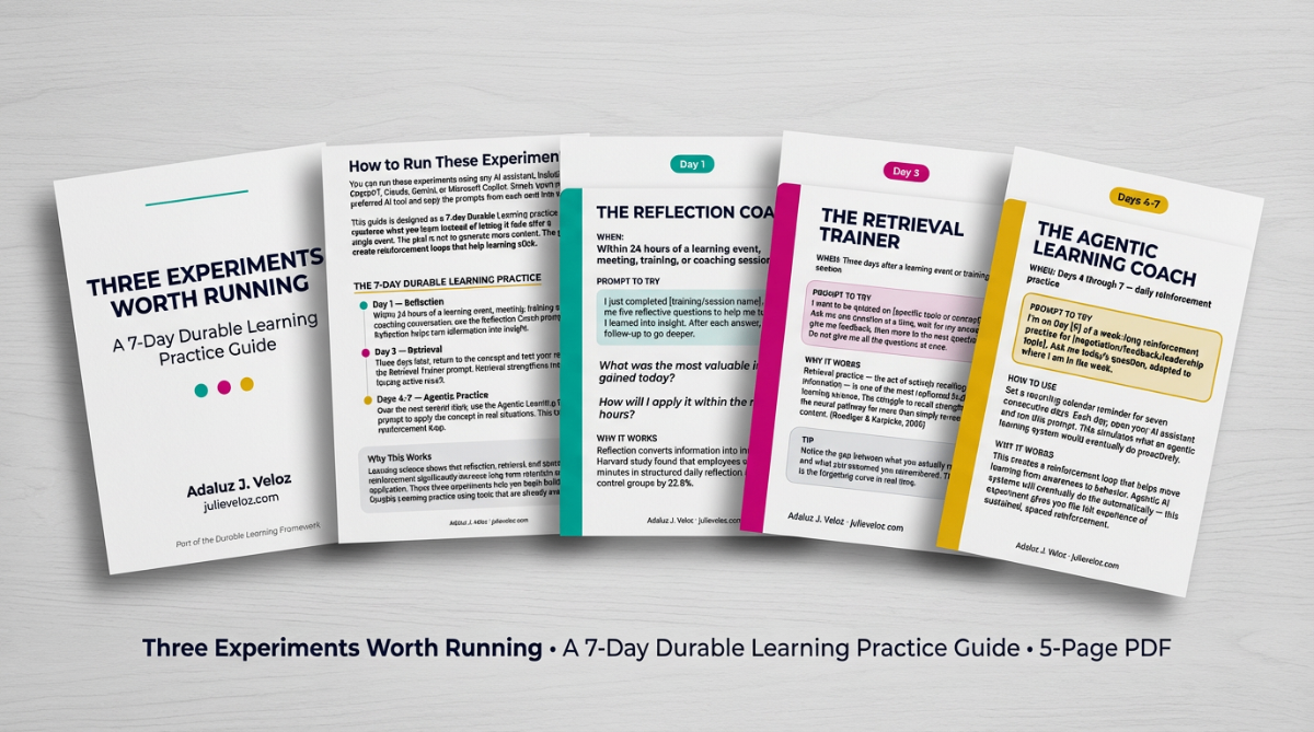 Three Experiments Worth Running - Free Downloadable Guide