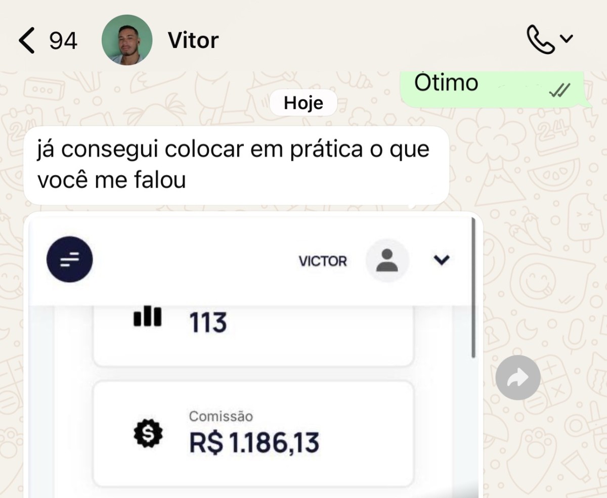 Comissão Vitor - R$ 1.186,13