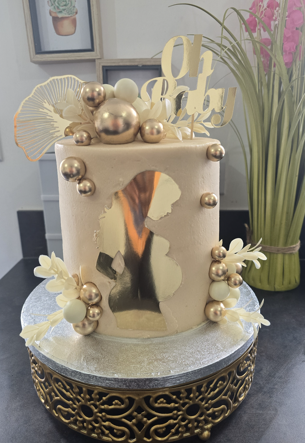 Beautiful decorated celebration cake