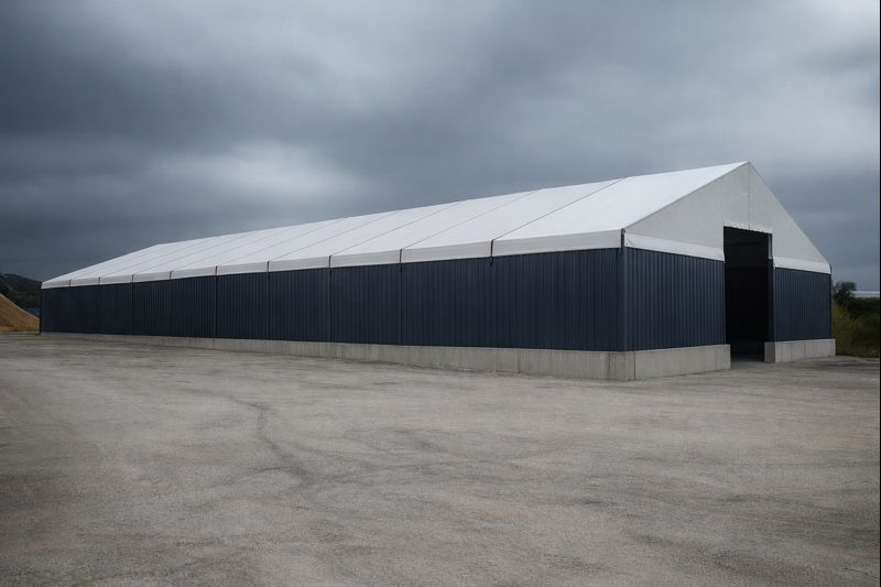 Nave agrícola para almacenamiento de maquinaria en Burgos
