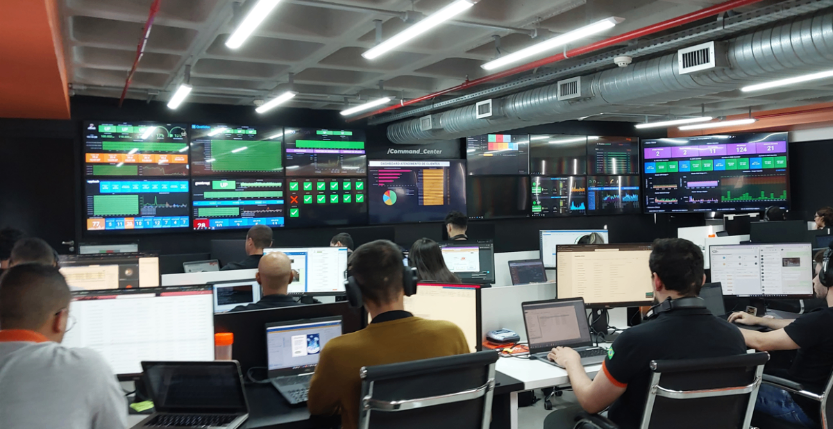 Central de Operações CDD IT - NOC com monitoramento 24/7