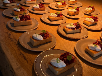 Walking dinner hapje 1