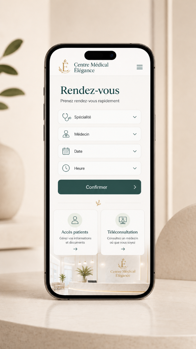 Centre Médical Élégance — mobile 1