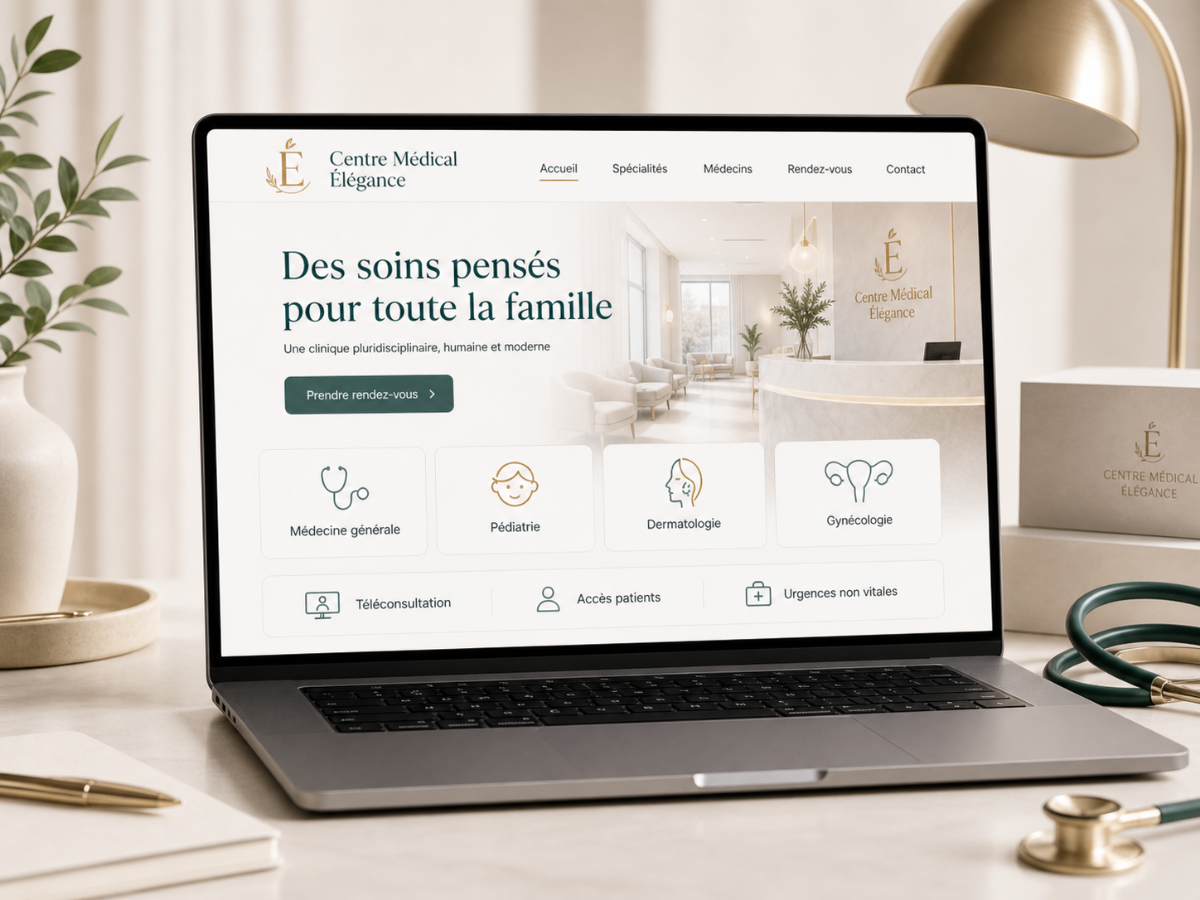 Centre Médical Élégance — desktop 2