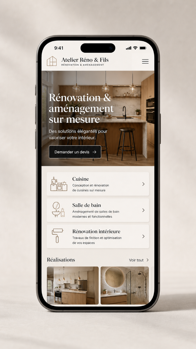 Atelier Réno & Fils — mobile 2