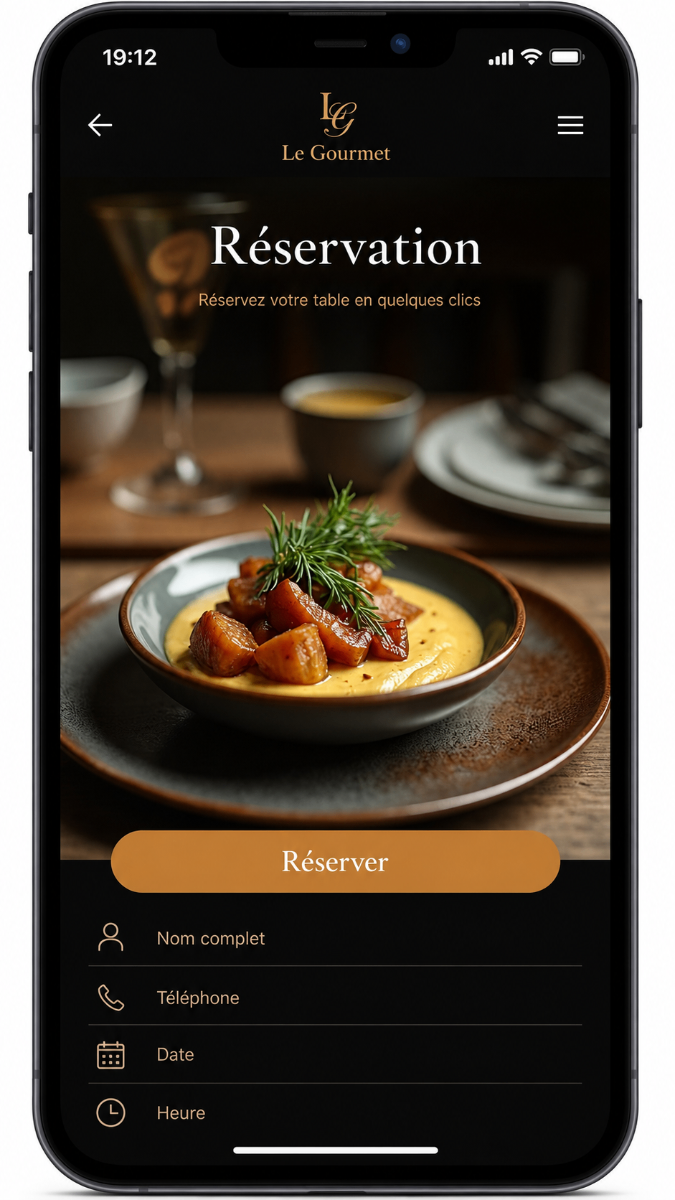 Le Gourmet — mobile 1