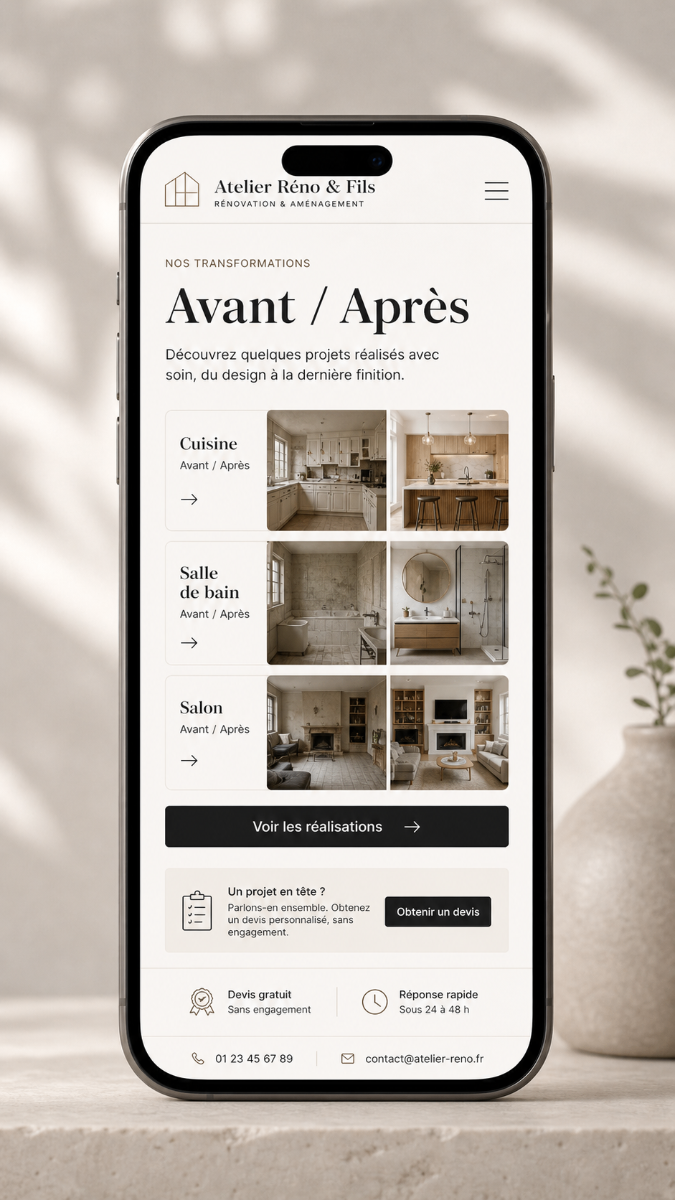 Atelier Réno & Fils — mobile 1