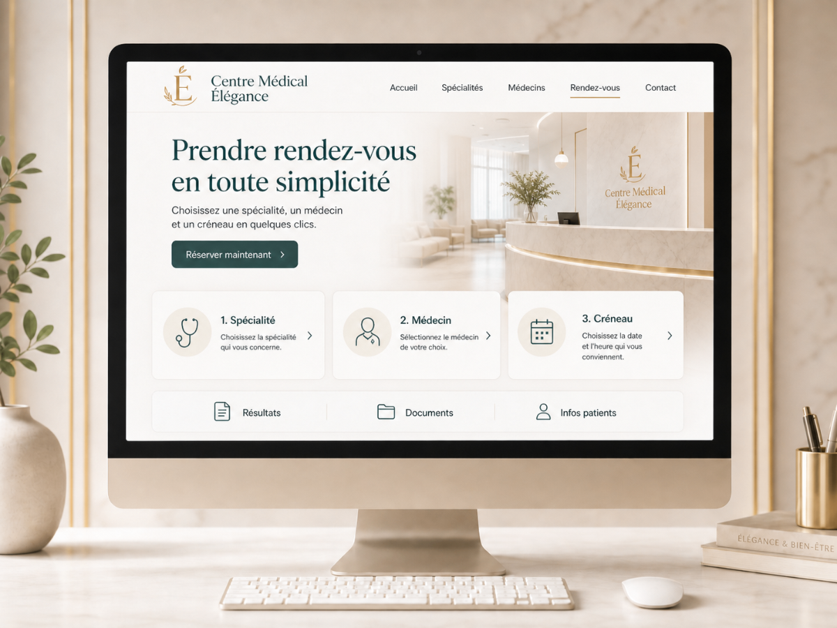 Centre Médical Élégance — desktop 3