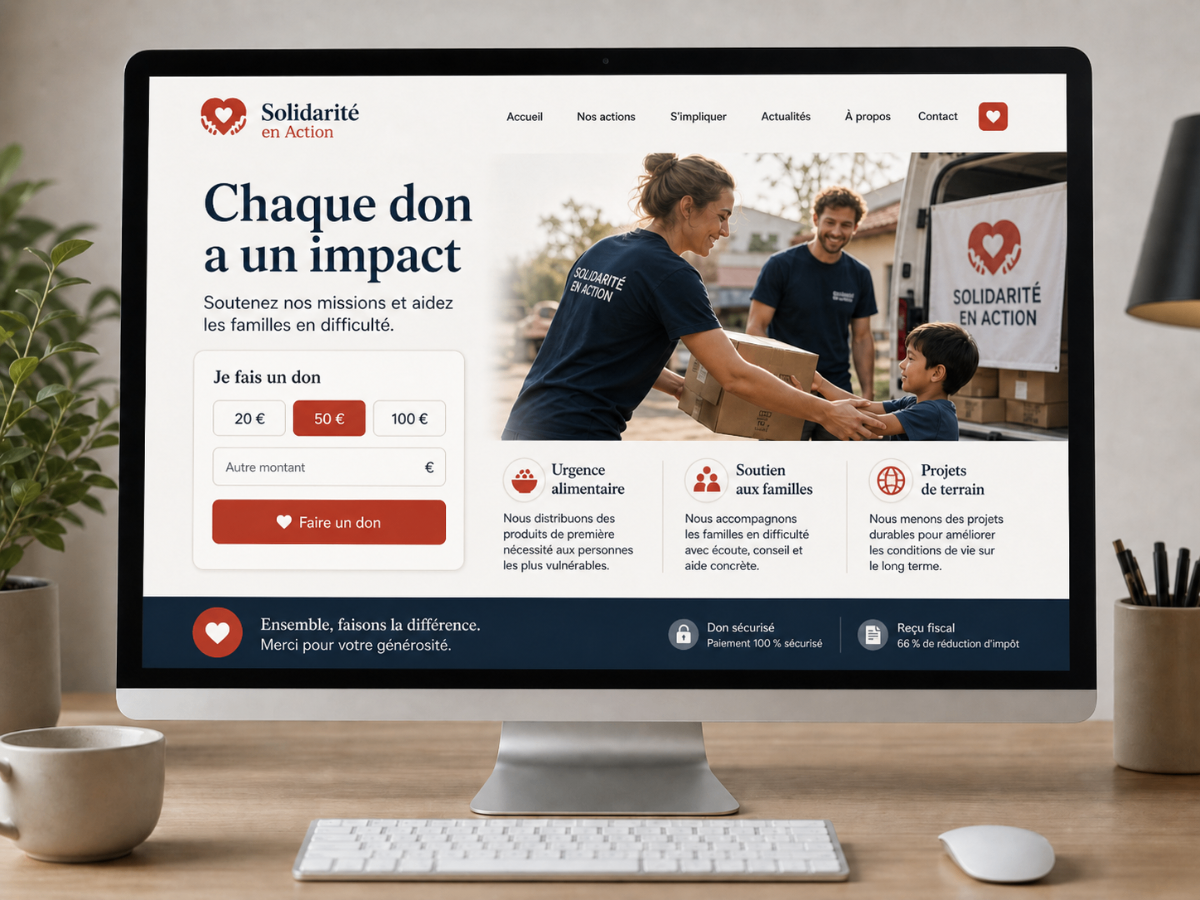 Solidarité en Action — desktop 2