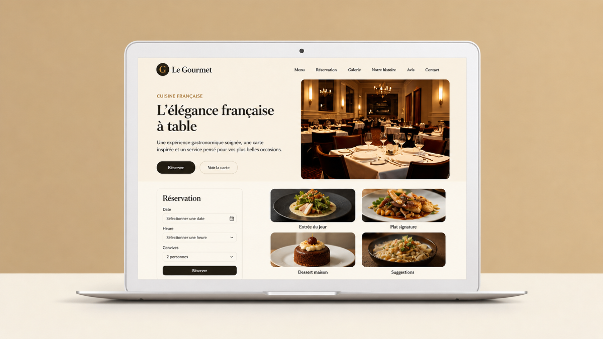Le Gourmet — desktop 2