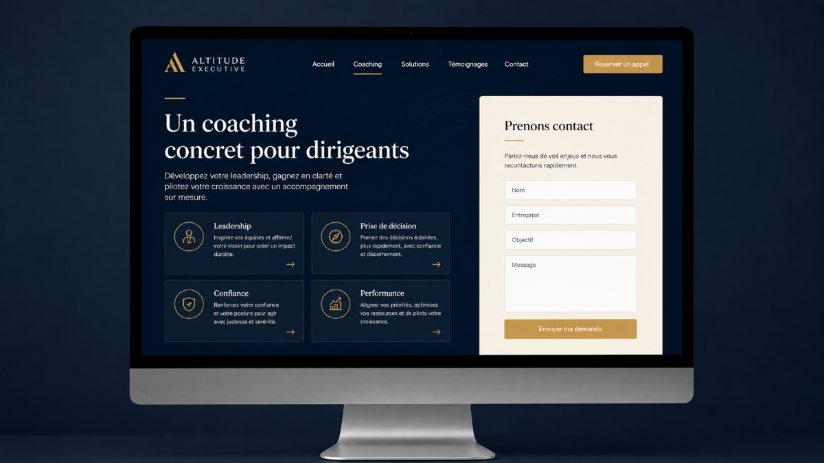 Performance Executive — desktop 3