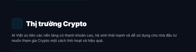 Thị trường Crypto