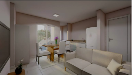 Edifício Amálio - Interior do Apartamento com Acabamentos Modernos