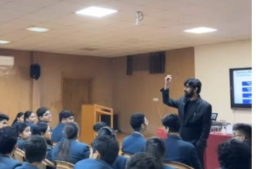 Students in mentorship session