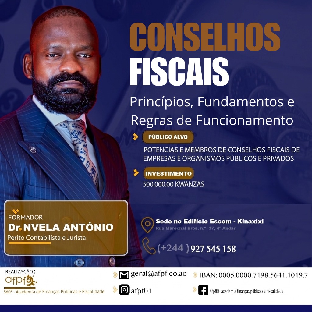 Curso de Conselhos Fiscais - Dr. Nvela António