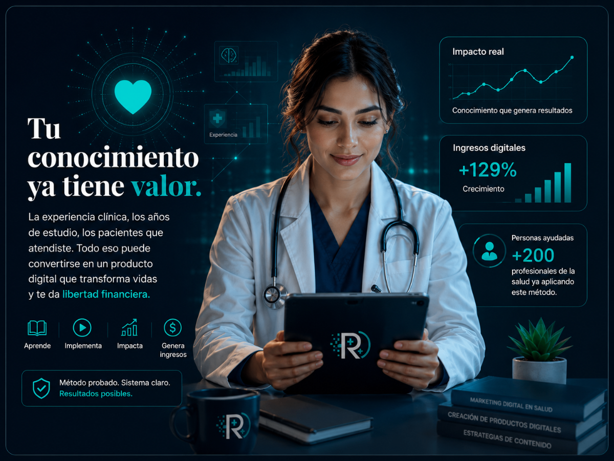 Tu conocimiento ya tiene valor - RecetaDigital PRO