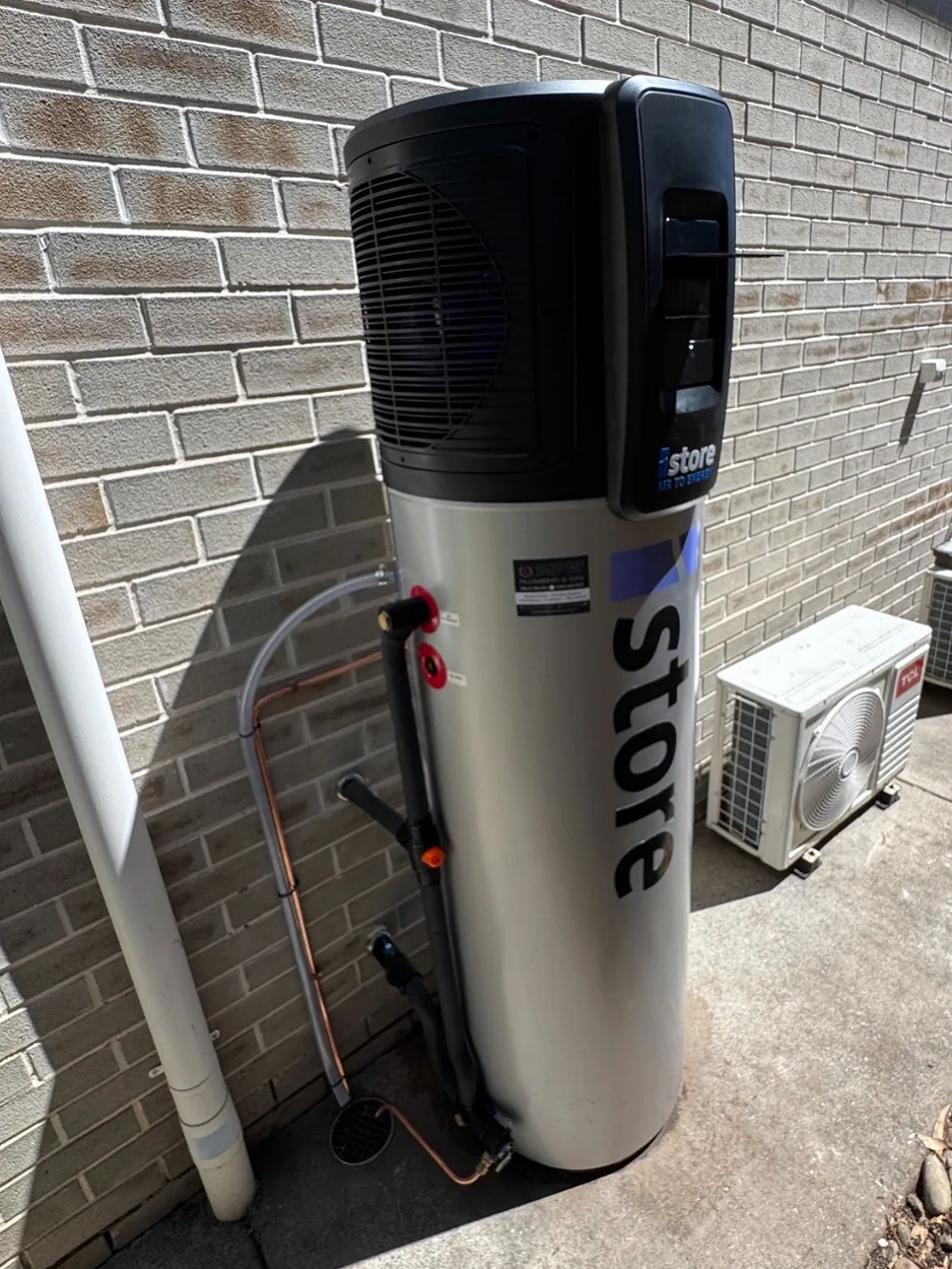 Heat pump installation project