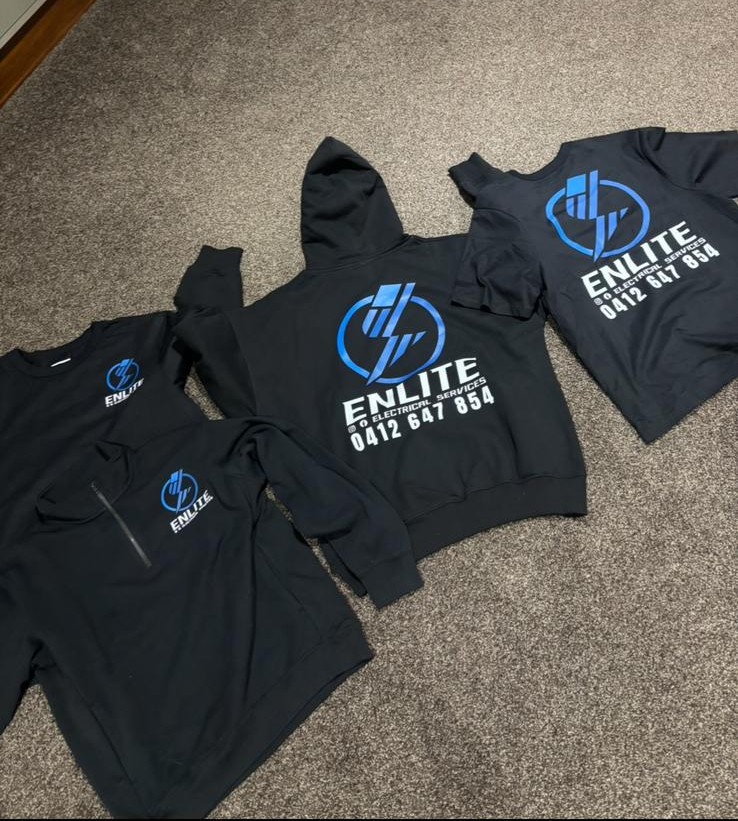 Enlite Electrical crew uniforms