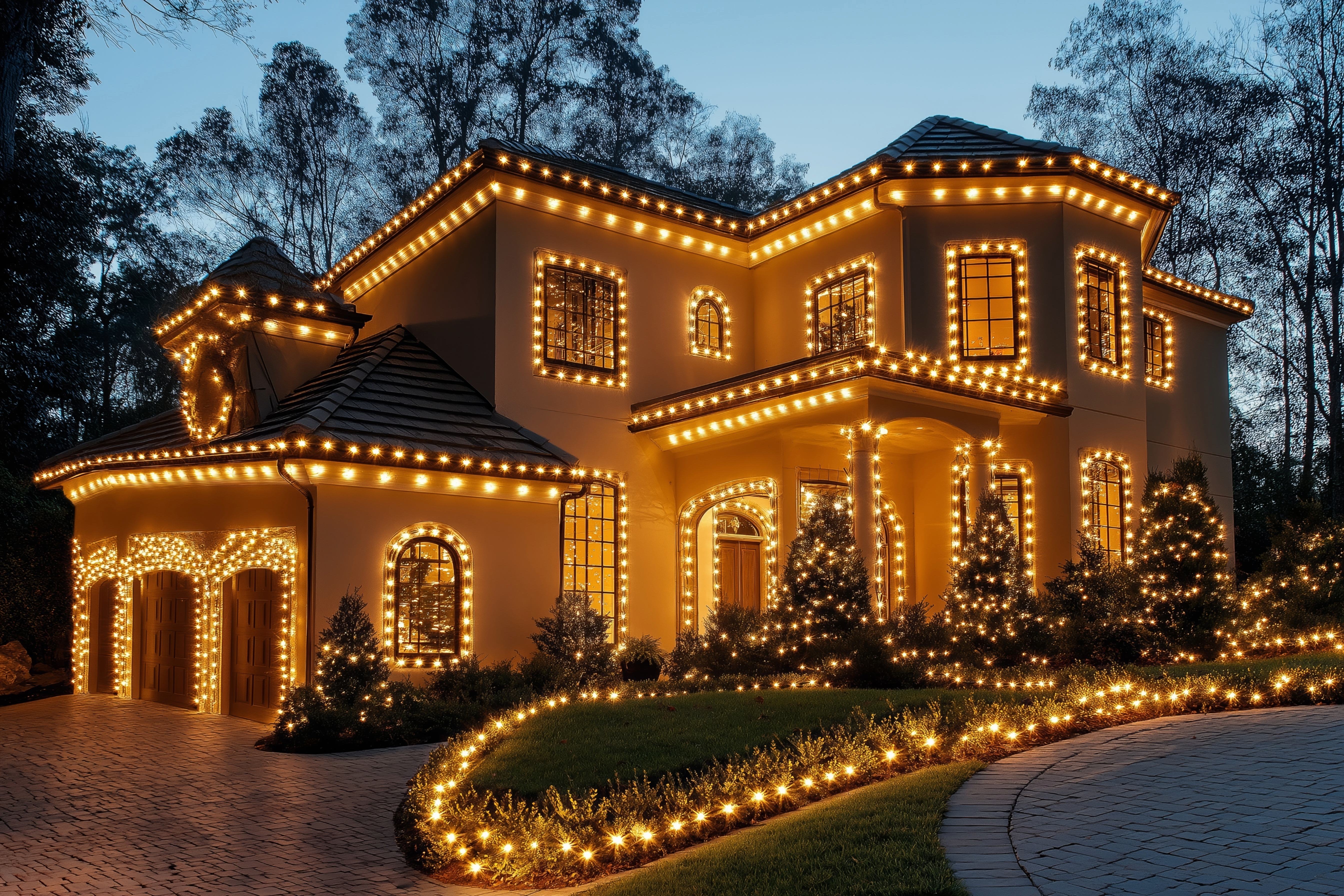 Spectacular holiday lighting display