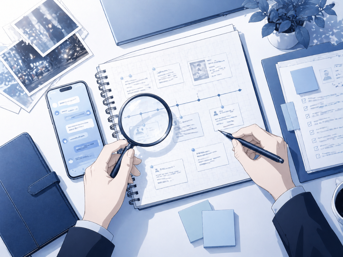 浮気・不貞調査の前段階調査